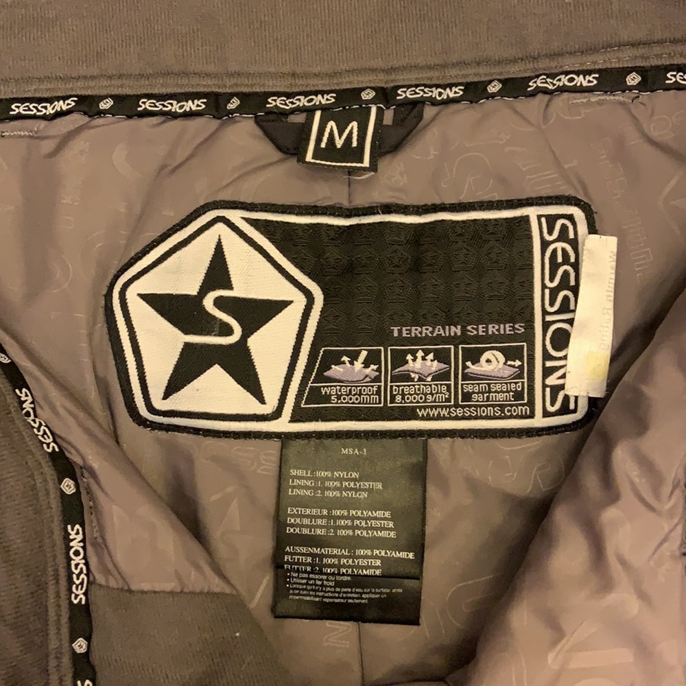 Snow Pants: Sessions Terrain Series Snow / Snowboard Pants - Picture 6 of 15